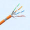 rollo del cable de Ethernet del gato 7 del cable 23AWG del remiendo de 4Pairs Rj45 SFTP